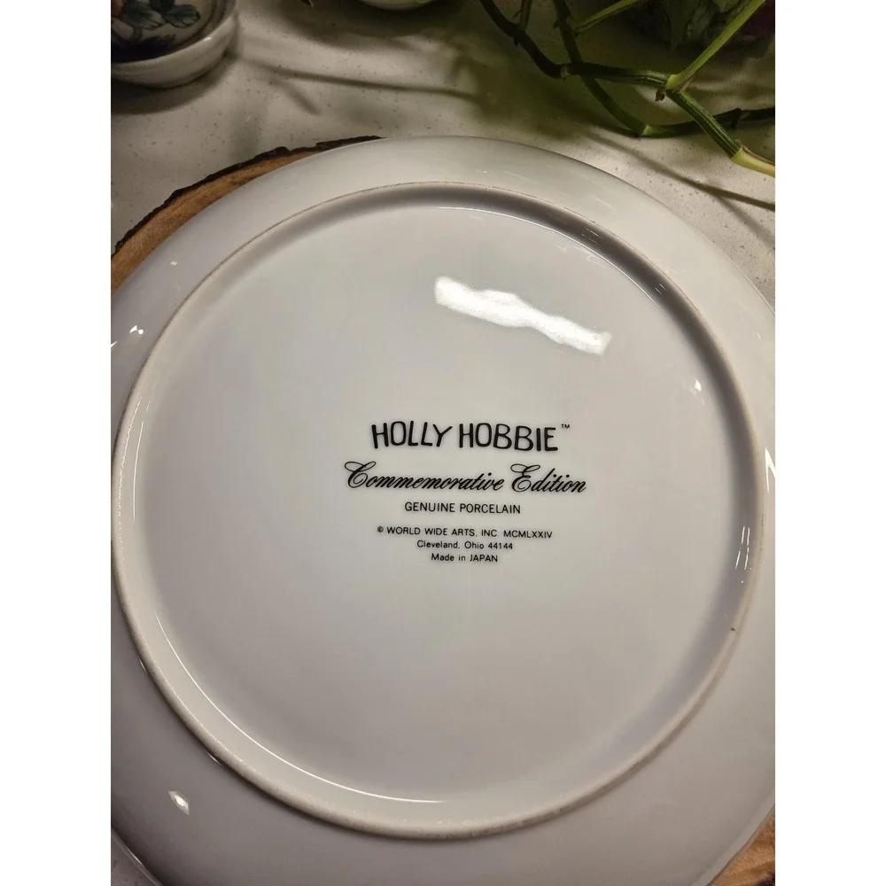 Vintage Holly Hobby Porcelain Mother's Day 1974 Collector Plate